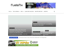 Tablet Screenshot of fuelsfix.com